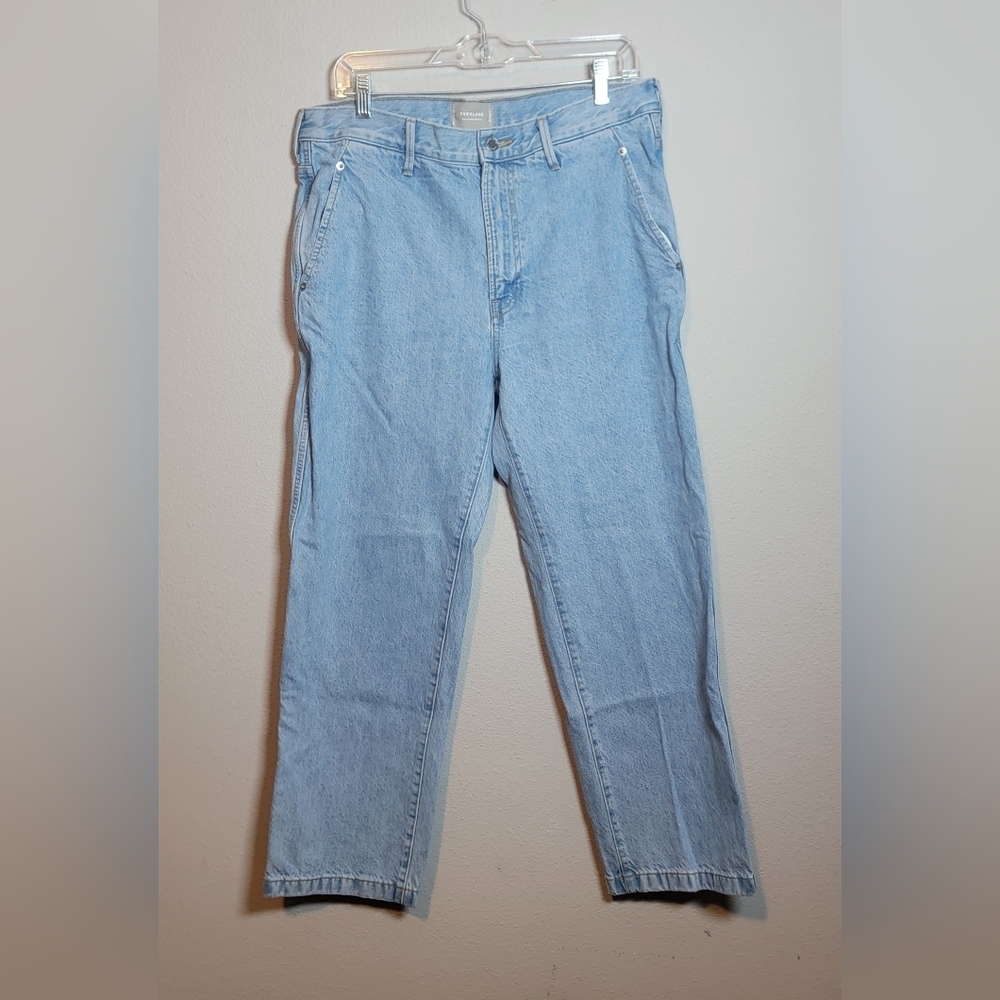 Everlane The Cinched Utility Jean Size 30R High Rise Workwear Cotton - Picture 2 of 9